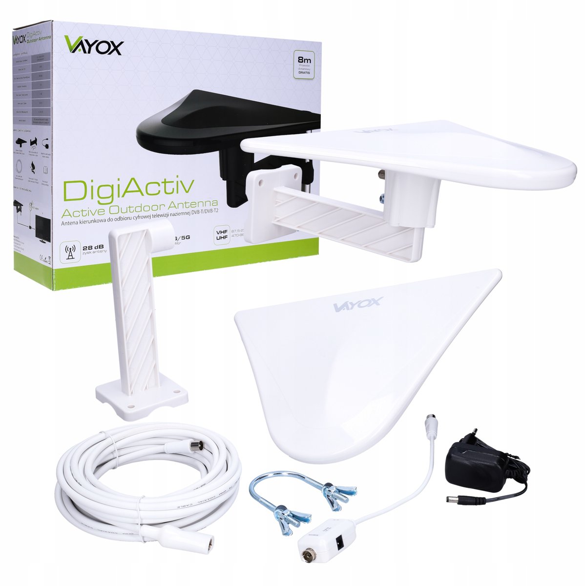ANTENA ZEWNĘTRZNA DIGIACTIV LTE VA0022 WHITE VAYOX