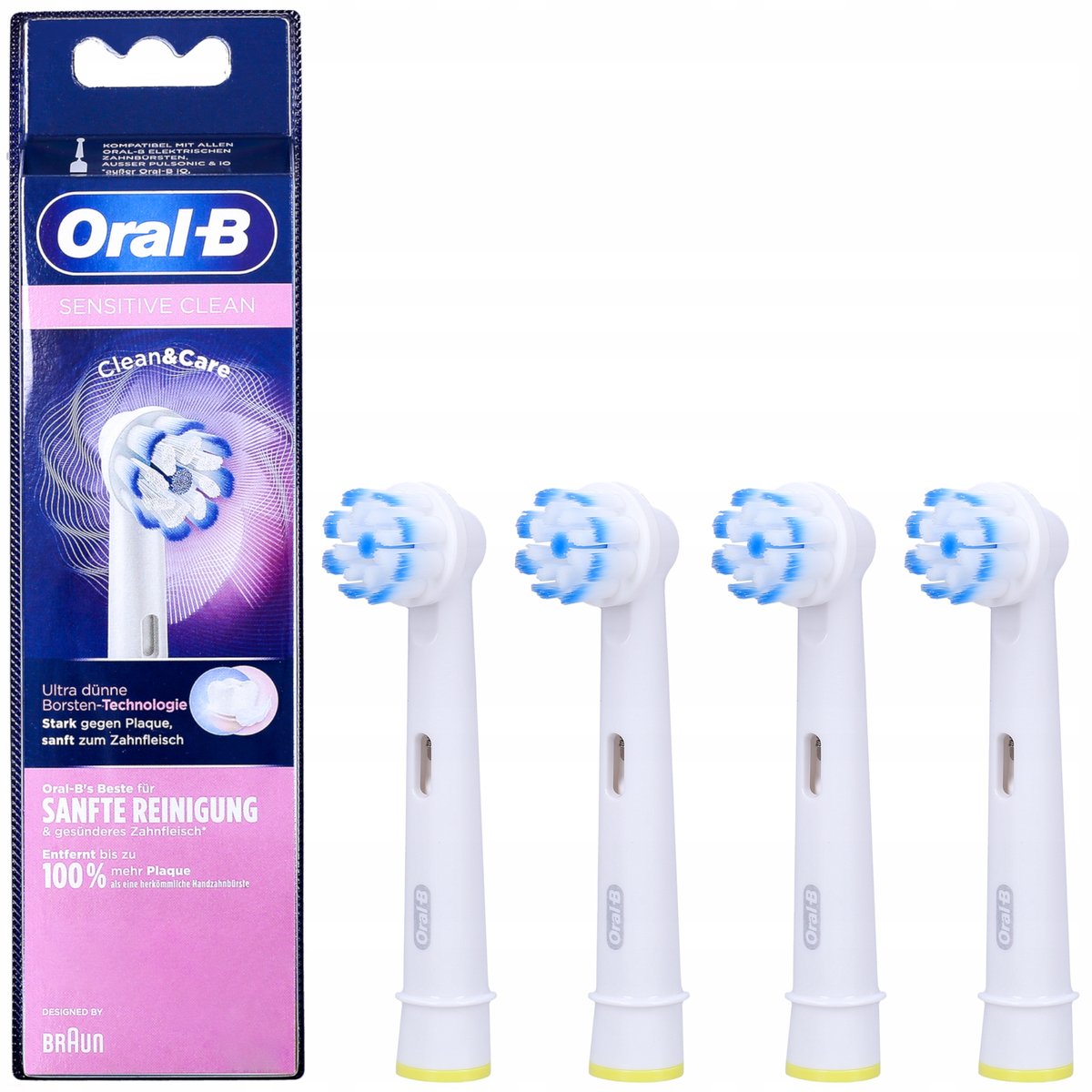 Oral-B, Końcówka do szczoteczki, Oral-B Eb60 Ultra Thin, 4 szt.