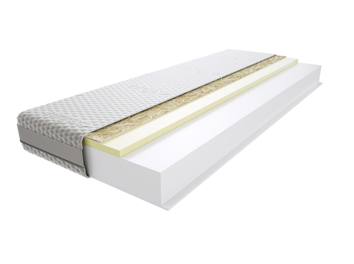Materac Batina 100x165 Piankowy 2x Visco HR H1/H2 Miękki/Średnio Twardy Na Płasko Bez Zginania