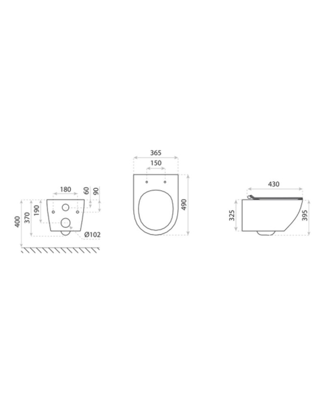 Lavita Sofi Slim Golden Never Die Zestaw Toaleta WC bez kołnierza 49x36,5 cm + deska wolnoopadająca złoty/biały połysk 5900378326533 - odbiór osobisty: Kraków, Warszawa