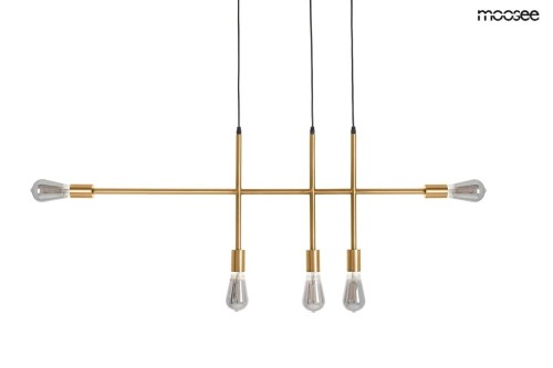 Riva 5 lampa wisząca 5-punktowa złota MSE010100396