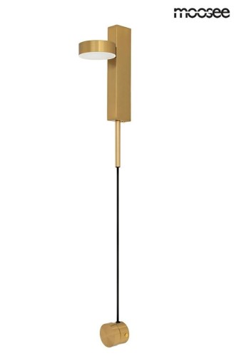 Moosee lampa ścienna CLARID GOLD złota MSE010400206 [18149849]