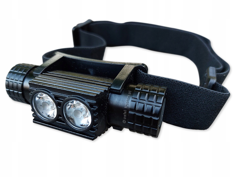 Latarka czołowa czołówka 2x Led XM-L2 1000lm