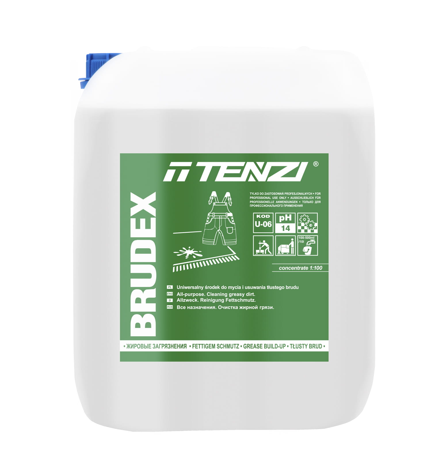 INNY Środek Do Usuwania Tłustego Brudu Tzbrudex10 124L627