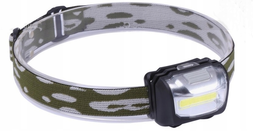 Mocna Latarka Czołowa Led long Cob Swat Czołówka