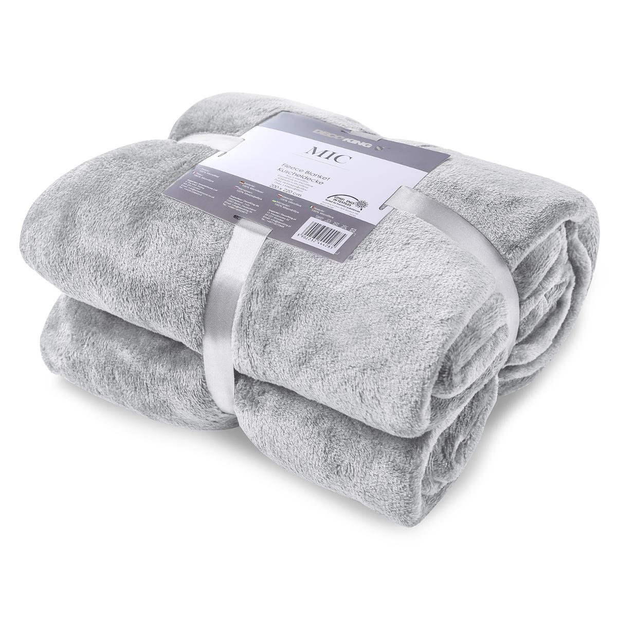 DecoKing DecoKing - Koc Mic - Szary 160x210 cm