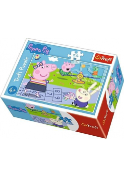 Trefl Puzzle 54 mini Wesoły dzień Świnki Peppy 3