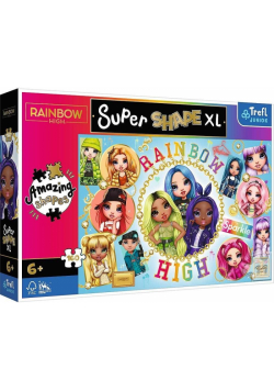 Trefl, 50027 160 XL Super Shape - Kolorowe Rainbow High