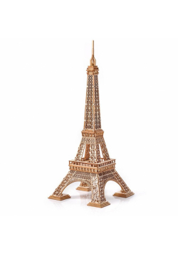Puzzle Drewniane 3D Wieża Eiffla