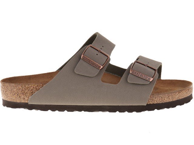 Birkenstock, Japonki męskie, Arizona BF Nubuck Stone, rozmiar 41