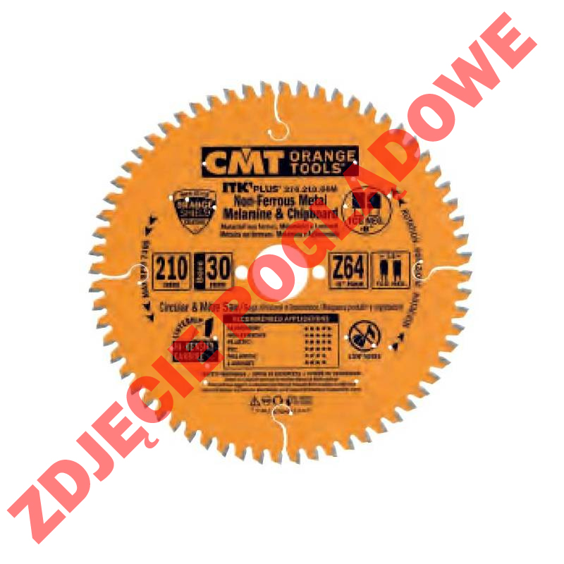 CMT PIŁA ITK D=216 B=30 Z=64 2/7/42 K=2.2 P=1.6 276.216.64M(cmt-276.216.64m)