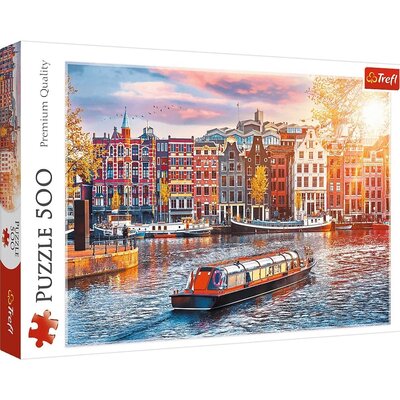 Puzzle 500 Amsterdam Holandia TREFL