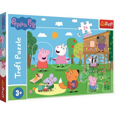 Trefl Puzzle 24 Maxi Zabawa na polanie
