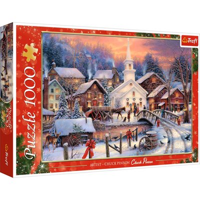 Trefl Puzzle 1000 elementów Białe Święta