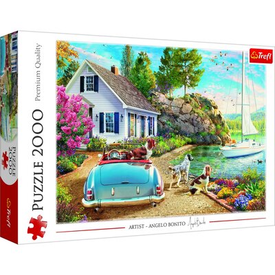 Puzzle 2000 Wakacyjna przystań TREFL