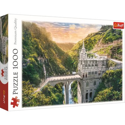 Trefl PAP Puzzle 1000 Sanktuarium Las Lajas, Kolumbia 10724 - PAP
