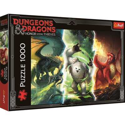 Puzzle 1000 el. Dungeons & Dragons. Legendarne potwory z Faerun Trefl