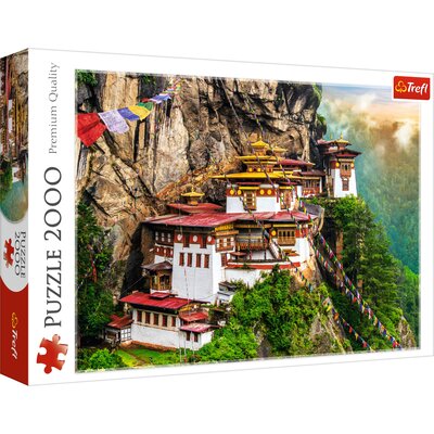 Trefl Puzzle Tygrysie Gniazdo Bhutan 2000