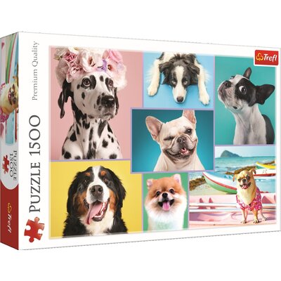 Trefl Puzzle 1500 elementów Słodkie Pieski GXP-780645