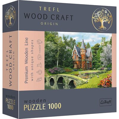Фото - Пазли й мозаїки Trefl Dřevěné puzzle Viktoriánský dům 1000 dílků 