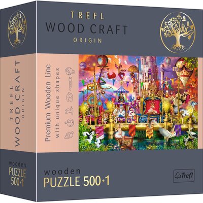 Trefl Puzzle drewniane 500+1 Magiczny świat