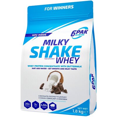 6PAK Nutrition Milky Shake WHEY 1800g (7832)
