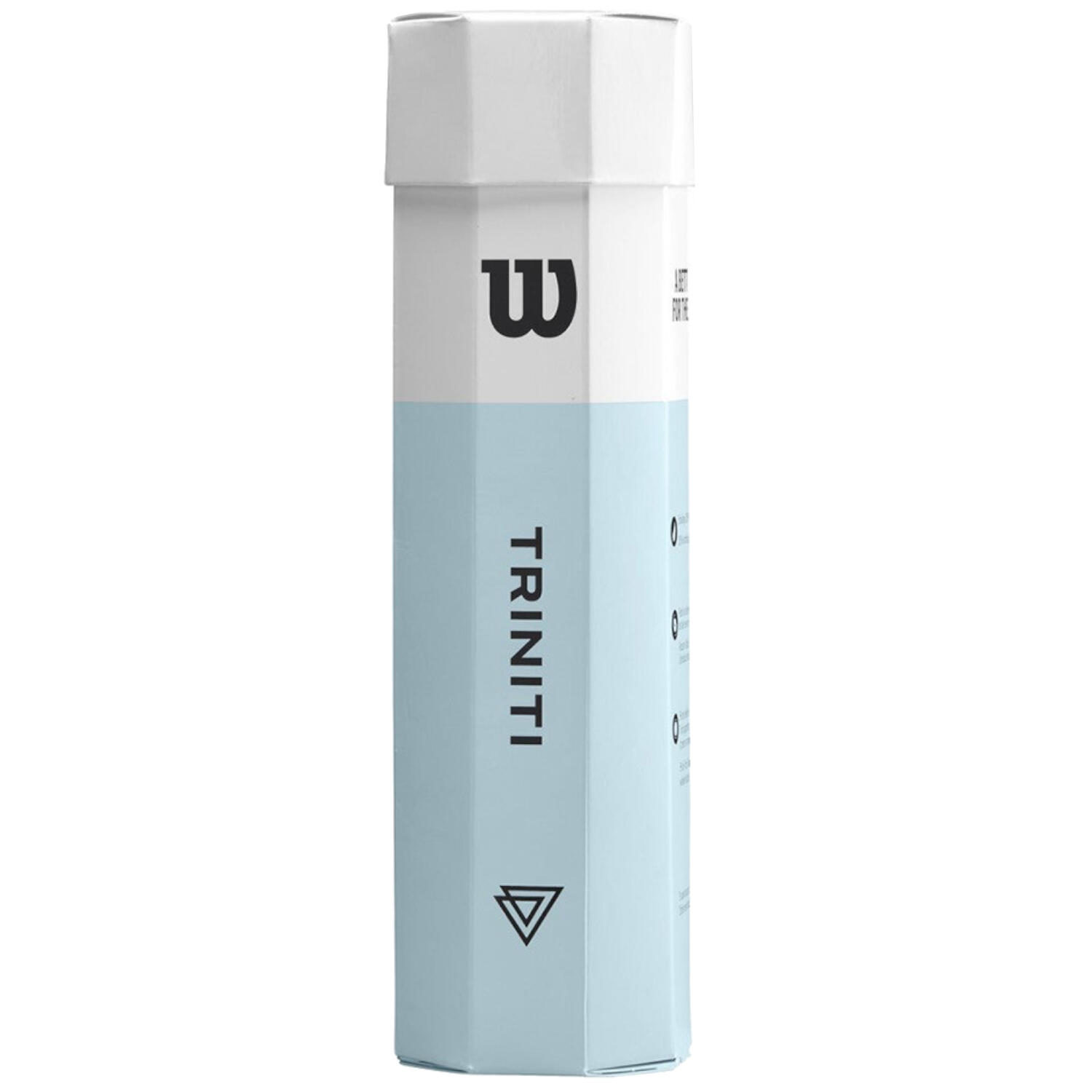 Wilson Triniti 3 Pack Tennis Ball WRT125200, unisex, piłki do tenisa, Żółte