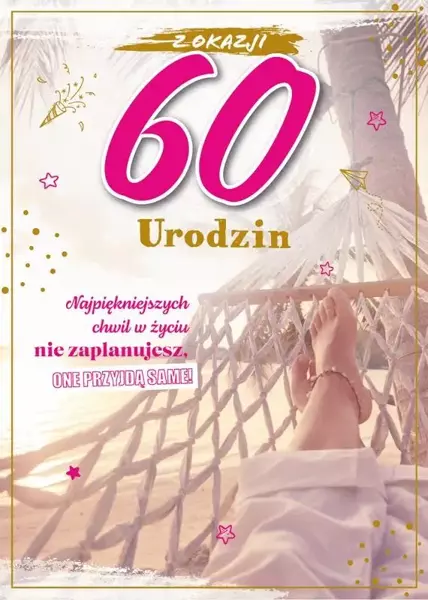 Karnet Urodziny 60 - Armin Style