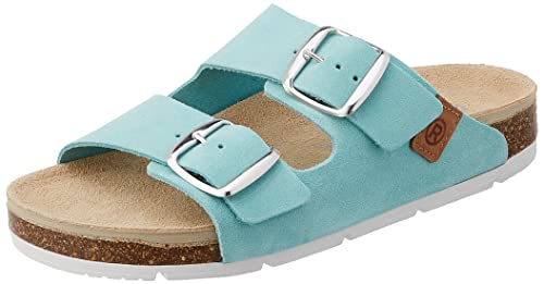 Rohde Damskie kapcie Elba, 53 turkusowe, 38 EU, 53 turkusowy, 38 EU