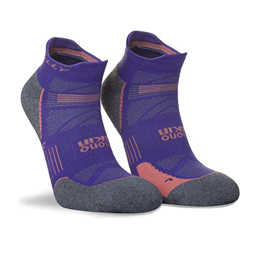 Hilly Skarpety do biegania Supreme Socklet Skarpety do biegania, śliwkowe/szare Marl, L