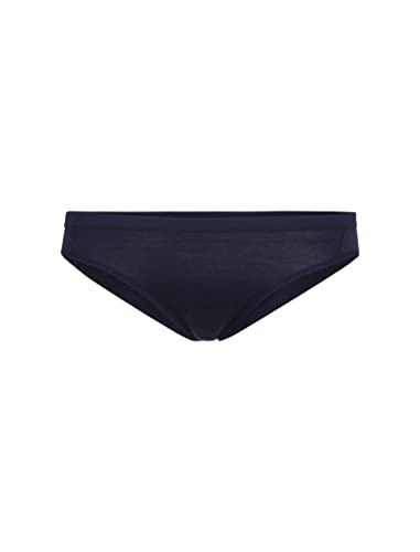 Icebreaker Damskie spodnie bikini Siren - majtki damskie - wełna merynosowa - granatowe (Mitternachtsmarine)