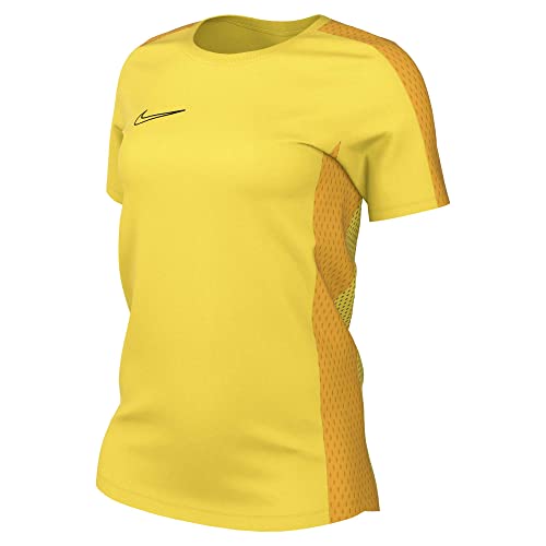 Nike Krótki rękaw Soccer Top W Nk Df Acd23 Top Ss, Tour Yellow/University Gold/Black, DR1338-719, 2XL