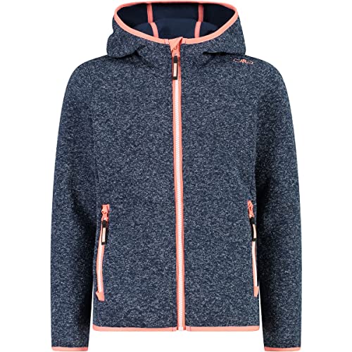 CMP - Kid G Jacket Fix Hood, Girl, Blue, 116