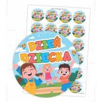 LearnHow Naklejki Dzień Dziecka - Radość