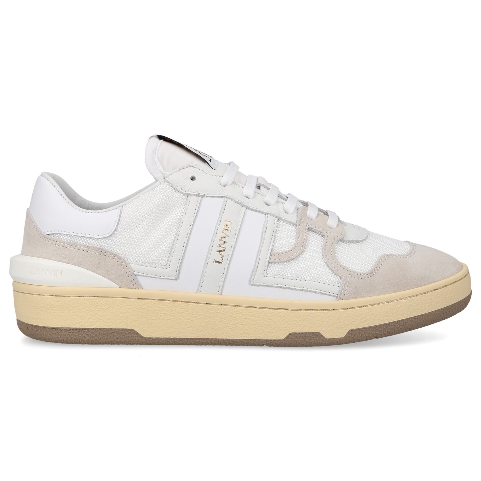 Lanvin Trampki niskie MESH CLAY zamsz
