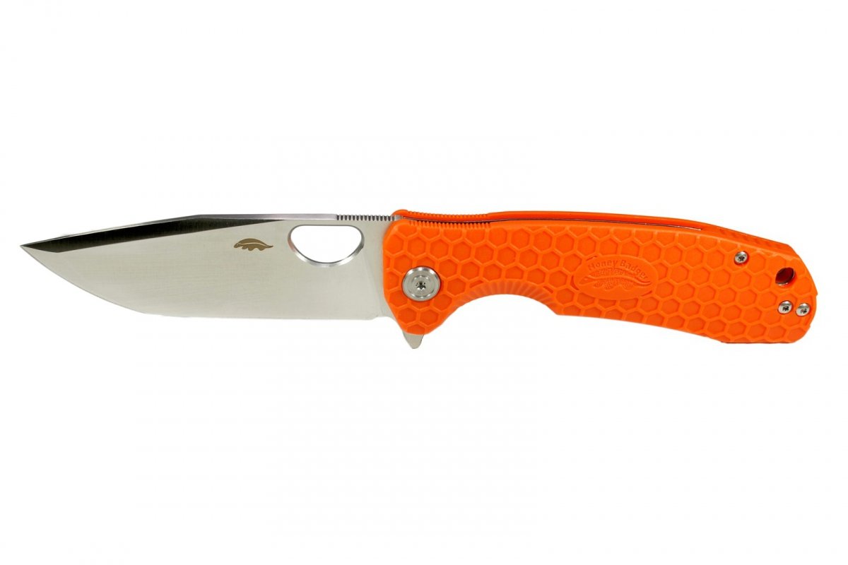 Zdjęcia - Nóż / multitool Honey Badger Nóż  Tanto Flipper Large Orange 