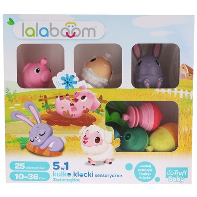 TREFL Lalaboom Farma Kulko-klocki 25 el.
