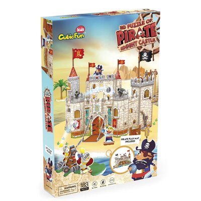 Puzzle 3D Zamek piratów - Cubic Fun
