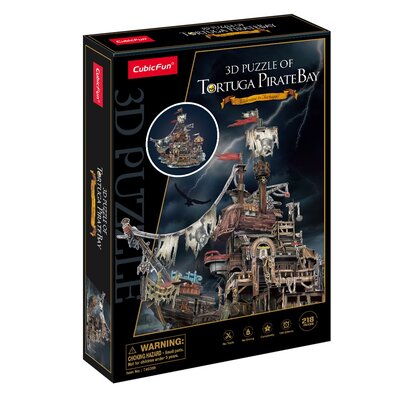 Puzzle 3D Tortuga zatoka piratów - Cubic Fun