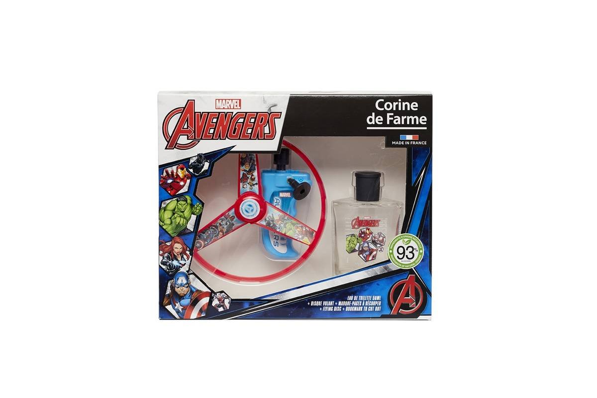 Corine De Farme Marvel, Zestaw kosmetyków dla chłopców Avengers, 3 szt.