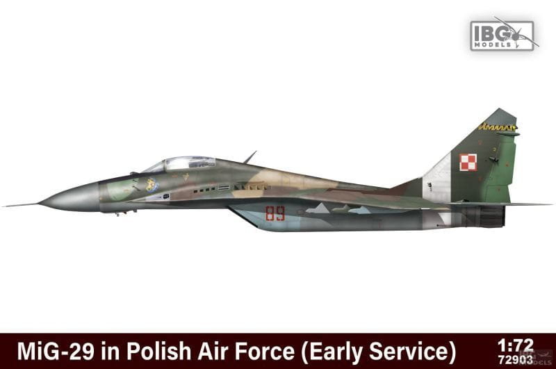 MiG-29 in Polish Air Force 1:72 IBG 72903