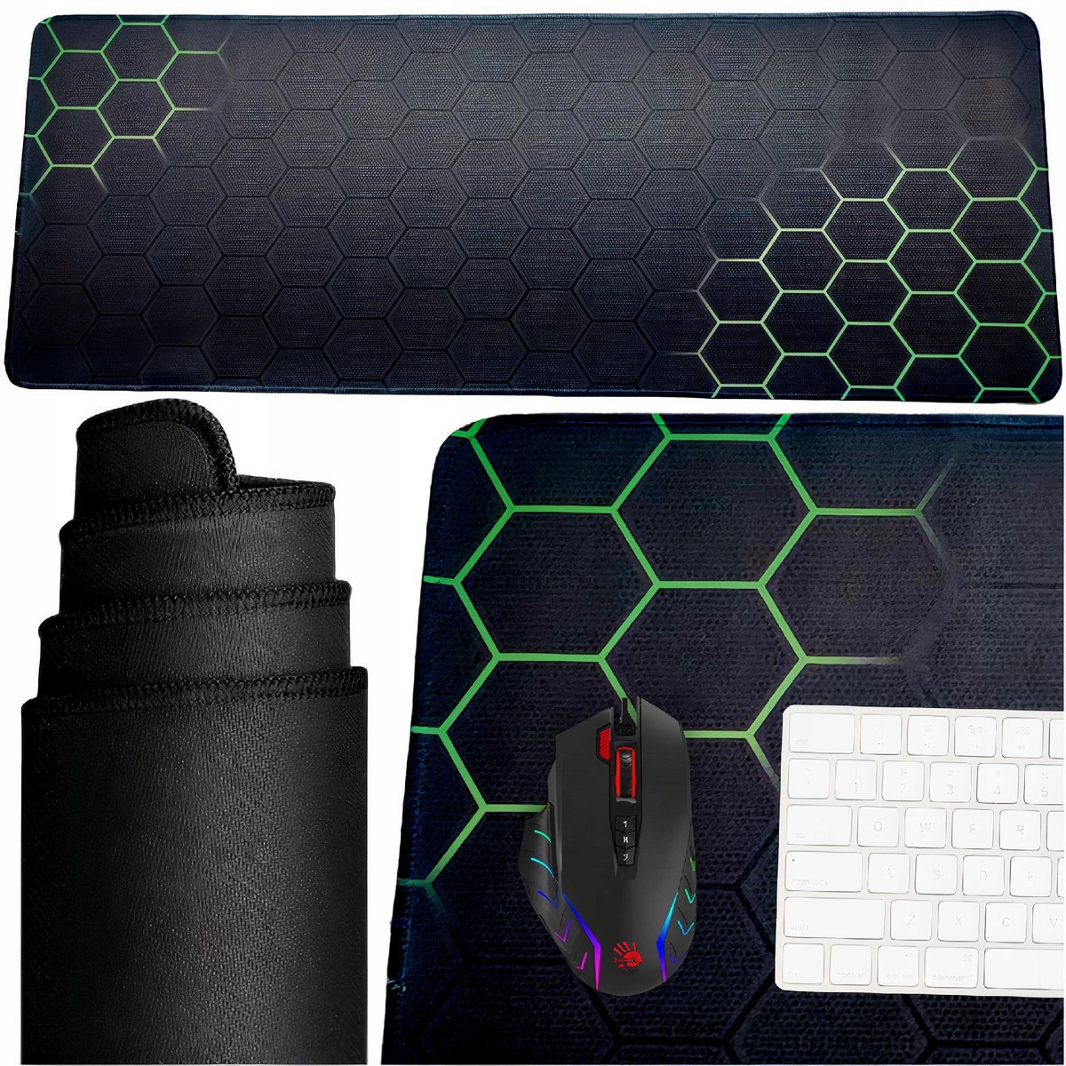 DUŻA PODKŁADKA POD MYSZKE GAMINGOWA BIUROWA 80x30