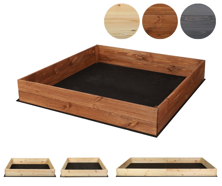 Skrzynia na warzywa XP06 /18x83x80 cm/ Brązowa / Wamar-Sosenka