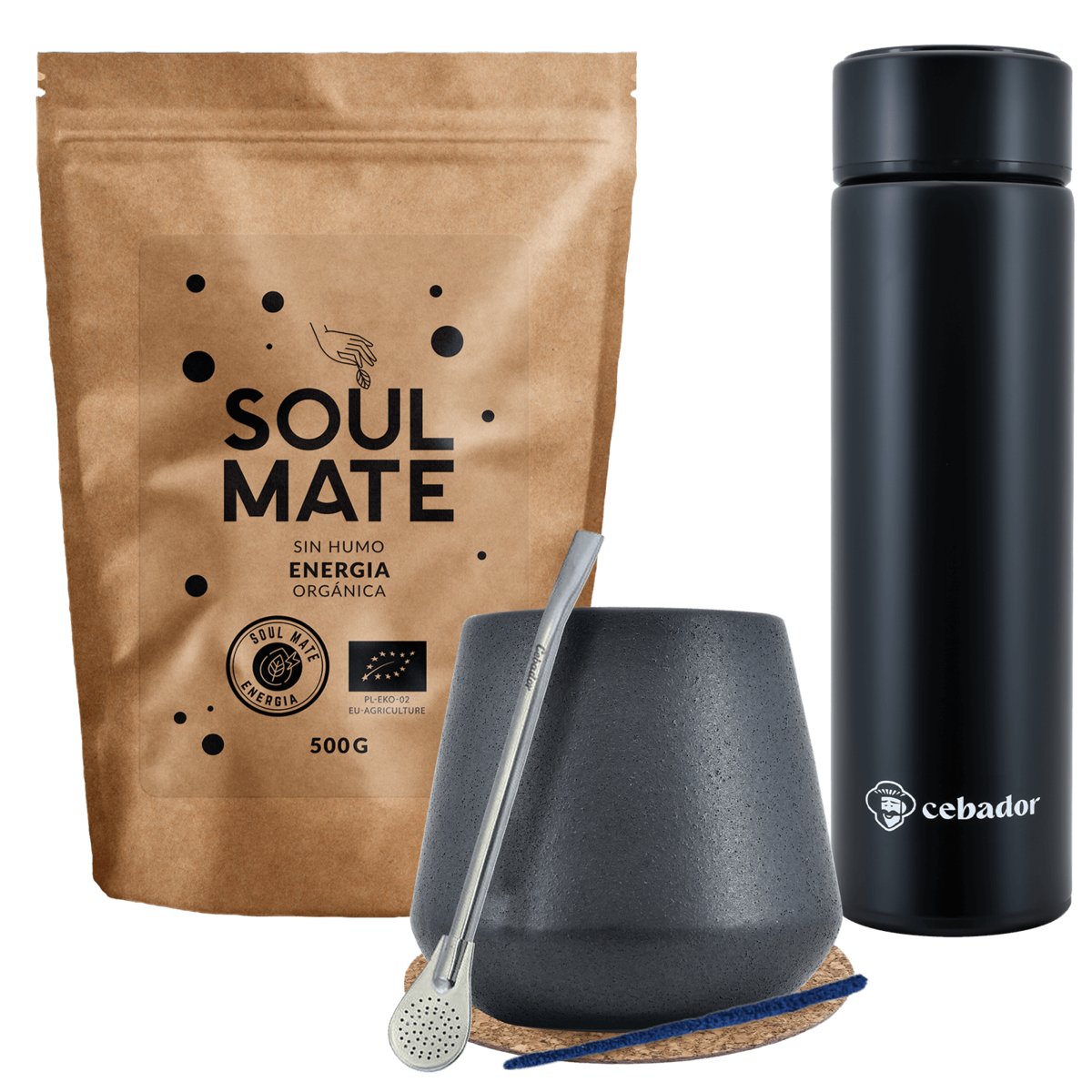 Zestaw Yerba Soul Mate Energia 500g Termos 7.0