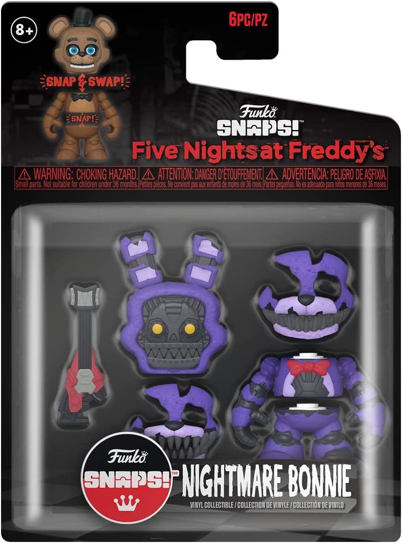 five nights at freddy's nightmare bonnie funko pop snaps