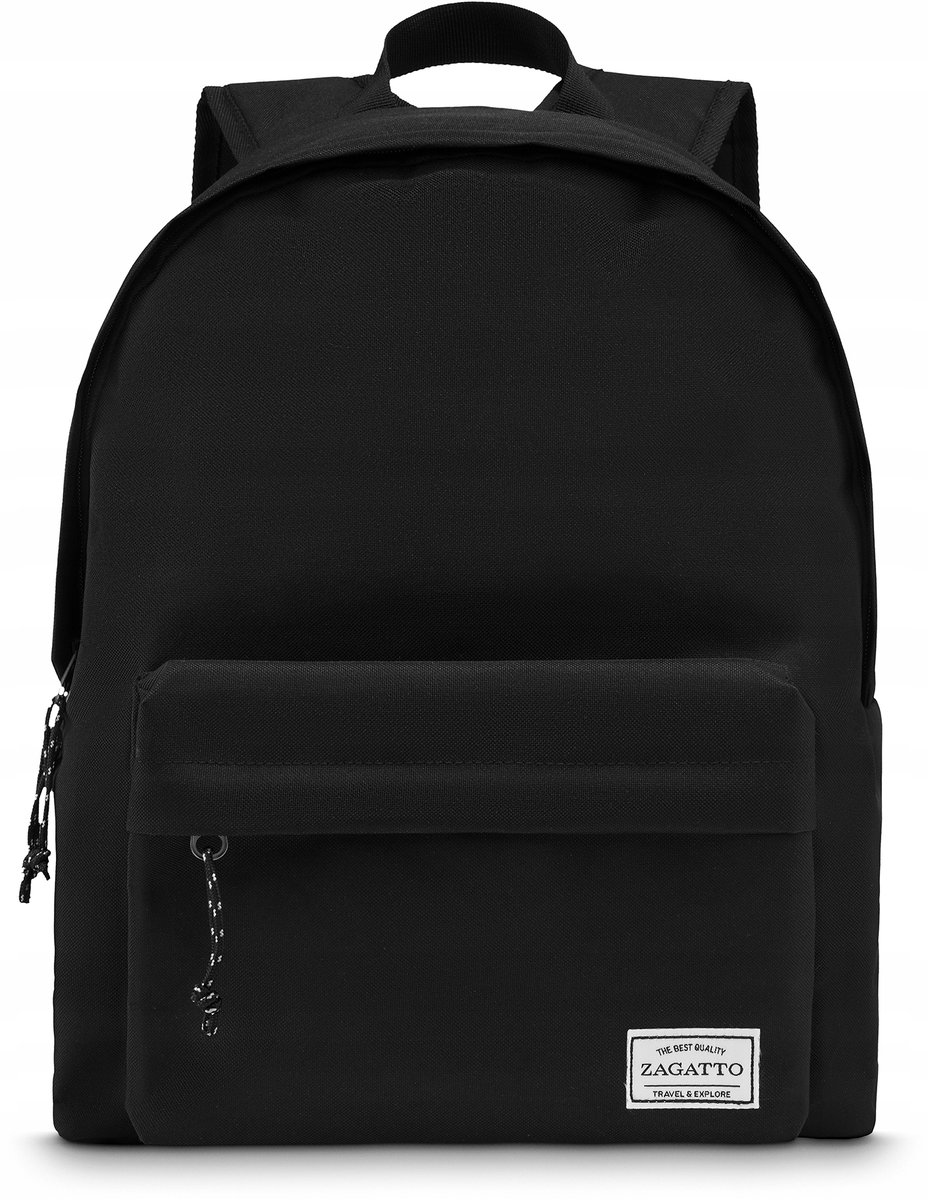 Plecak szkolny dla chłopca i dziewczynki czarny Zagatto