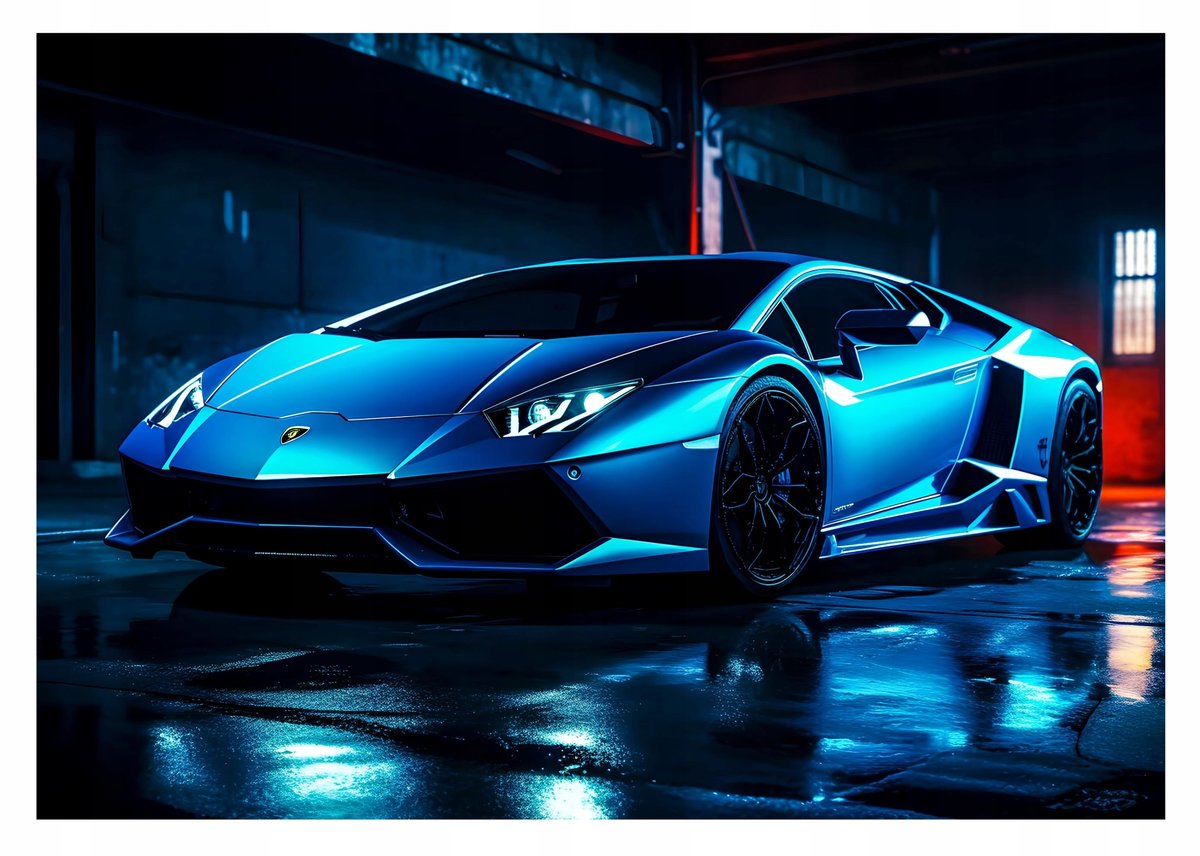 Fototapeta AUTO SPORTOWE 3D Dla Młodzieży 254x184