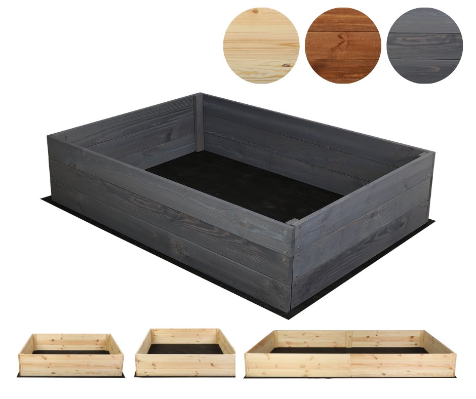 Skrzynia na warzywa XP06 /27x103x80 cm/ Szara / Wamar-Sosenka