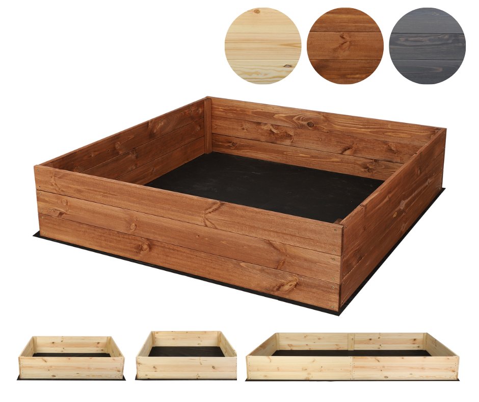 Skrzynia na warzywa XP06 /27x103x100 cm/ Brązowa / Wamar-Sosenka