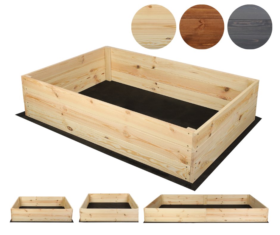 Skrzynia na warzywa XP06 /27x120x100 cm/ Naturalna / Wamar-Sosenka